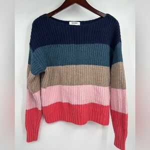 Old Navy Multicolor Striped Sweater